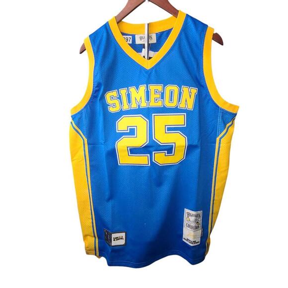 Derrick Rose Simeon Career Academy High School Basketball Jersey - Size Medium - Picture 2 of 5